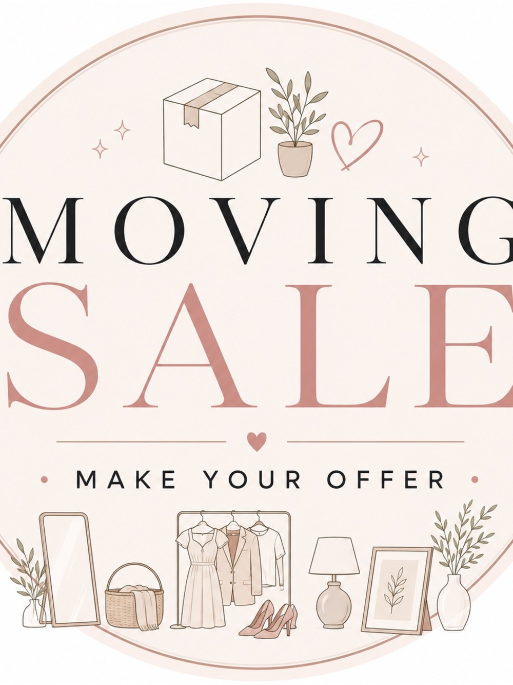 Moving Sale - Make your offer